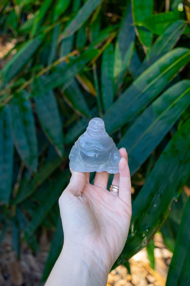 Lavender Fluorite Buddha
